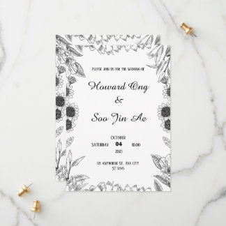 Elegante trouwkaart 'save the date' save the date