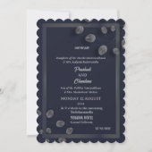 Elegante trouwkaarten save the date (Voorkant)