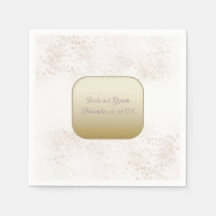 Elegante trouwkabouterijm in roze en goud