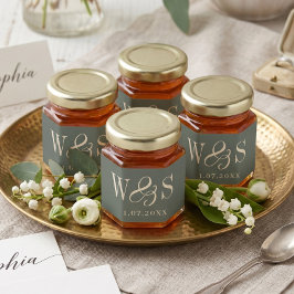 Elegante Trouwkoppels Beginletters Sage