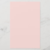 Elegante Trouwmenu met Roze Bloemen (Achterkant)