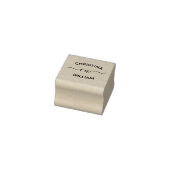 Elegante Trouwnamen en Initialen Bruiloft Rubberstempel (Stempel)