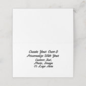 Elegante trouwplaatskaarten -  namen plaatskaartje (Buitenkant ongevouwen)