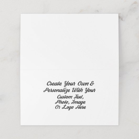 Elegante trouwplaatskaarten -  namen plaatskaartje (Buitenkant ongevouwen)