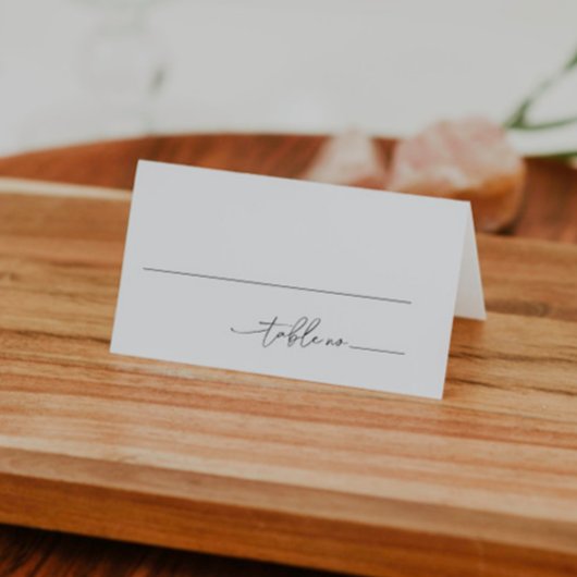 Elegante Trouwplaatskaarten Plaatskaartje