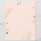 Elegante Trouwplanner Flyer | Modern Bloemendesign (Achterkant)