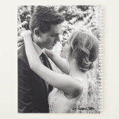Elegante trouwplanner met eigen foto planner (Achterkant)