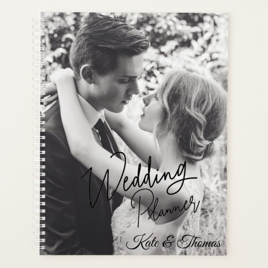 Elegante trouwplanner met eigen foto planner (Voorkant)