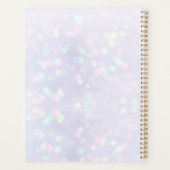 Elegante Trouwplanner Roze Bloemen Planner (Achterkant)