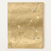 Elegante Trouwplanner Roze Bloemen Planner (Achterkant)