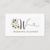 Elegante Trouwplanner Visitekaartje (Achterkant)