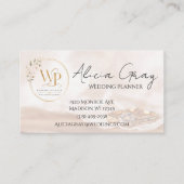 Elegante Trouwplanner Visitekaartje (Voorkant)