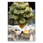 Elegante Trouwreceptie Tafel # Kaarten (Achterkant)