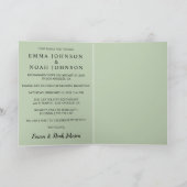 Elegante trouwreceptie uitnodiging template (Binnen)