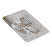 Elegante trouwringen Save the Date Magneet (Rechterzijde)