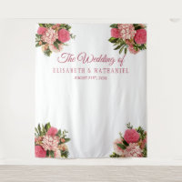 Elegante trouwroze dahlia fotohokje achtergrond