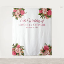 Elegante trouwroze dahlia fotohokje achtergrond
