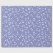 Elegante Trouwrozen Eenvoudig Ontwerp Naadloos Cadeaupapier (Vlak)