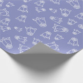 Elegante Trouwrozen Eenvoudig Ontwerp Naadloos Cadeaupapier (Hoek)