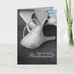 Elegante trouwschoenen "Wil je mijn bruidsmeisje z