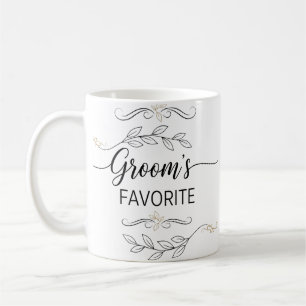 Elegante Trouwscriptiebeker voor de favoriet van d Koffiemok