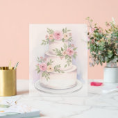 Elegante Trouwtaart Acryl Teken Acryl Bord (Huwelijk)