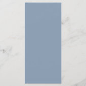 Elegante trouwtafel instelling bedankkaart programmakaart (Achterkant)