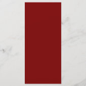 Elegante trouwtafel instelling bedankkaart programmakaart (Achterkant)
