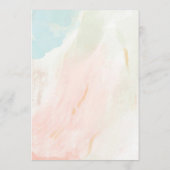 Elegante Trouwtafel Menu Kaarten Flat Menu (Achterkant)