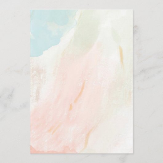 Elegante Trouwtafel Menu Kaarten Flat Menu (Achterkant)