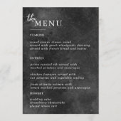 Elegante Trouwtafel Menu Kaarten Plat Menu (Voorkant)