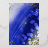 Elegante trouwuitnodiging folie uitnodiging (Achterkant)