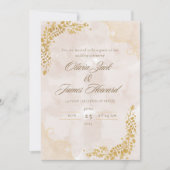 Elegante trouwuitnodiging kaart (Voorkant)