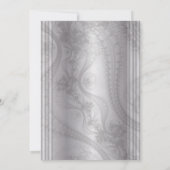 Elegante trouwuitnodiging kaart (Achterkant)