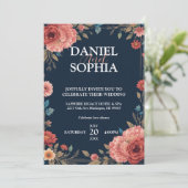 Elegante Trouwuitnodiging Ontwerpen - Vier Liefde Kaart (Staand voorkant)