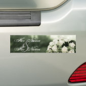 Elegante Trouwuitnodigingen Bumpersticker (Op auto)