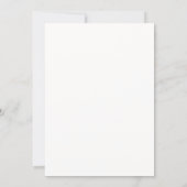 Elegante Trouwuitnodigingen | Minimalistische Ontw Kaart (Achterkant)