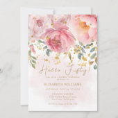 Elegante Tuin Bloemen 50ste Verjaardag Kaart (Voorkant)