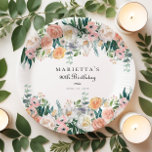 Elegante Tuin Bloemen Groen 90e Verjaardagsfeest Papieren Bordje<br><div class="desc">Vier een mijlpaal in stijl met onze Elegant Garden Floral Greenery 90th Birthday Party Paper Borden. Ontworpen om een vleugje verfijning en charme toe te voegen aan uw speciale gelegenheid,  zijn deze borden ideaal voor het serveren van heerlijke feestgerechten terwijl het verbeteren van uw inrichting.</div>