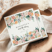 Elegante Tuin Bloemen Groen 90e Verjaardagsfeest Servet