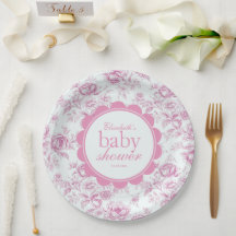Elegante Tuin Roze Chinoiserie Baby shower