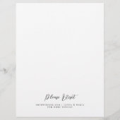 ELEGANTE TUIN STOFFIGE WATERVERF BLOEMENBRUILOFT FLYER (Achterkant)