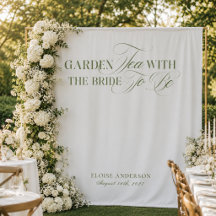 Elegante Tuin Theebruidsshower Achtergronden