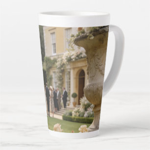 Elegante Tuin Trouw Mok - Vintage Landgoed Bruid