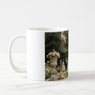 Elegante Tuin Trouw Mok - Vintage Landgoed Bruid