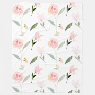 Elegante tuin van de Waterverf van het hallo de Fleece Deken