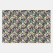 ELEGANTE TUINEN, Tulpen en Poppies Inpakpapier Vel (Voorkant)