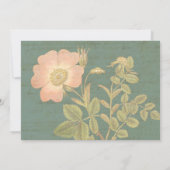 Elegante Tuinier 60e Verjaardag Vintage Roos Kaart (Achterkant)