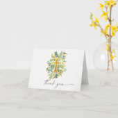 elegante tuinschildpad Dankuwel Kaart (Gele Bloem)