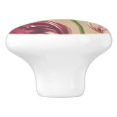 Elegante  Tulip Art Floral Botanical Keramische Knop (Zijkant)